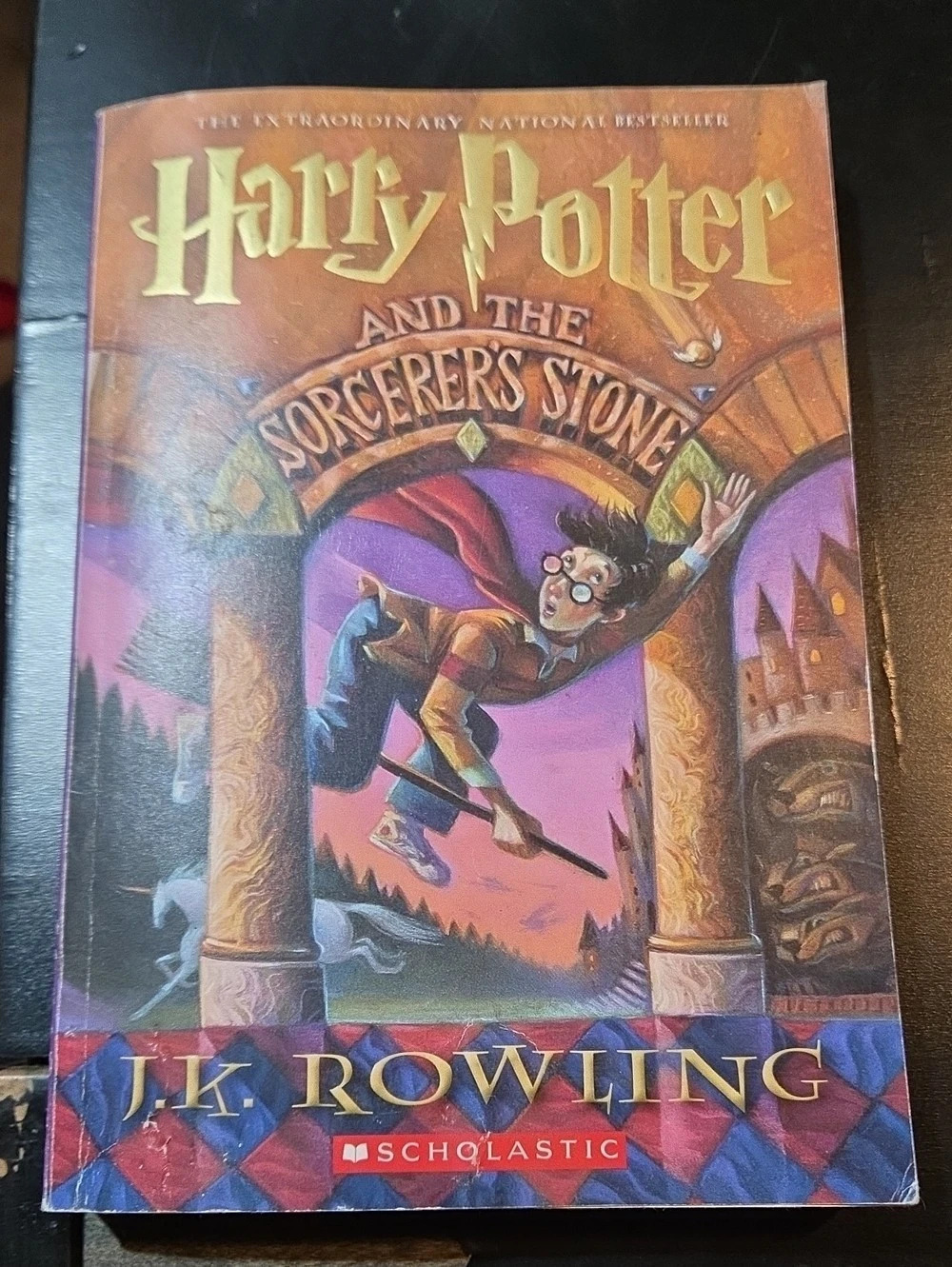 Harry Potter and the Sorcerer's Stone Paperback Purple & Red